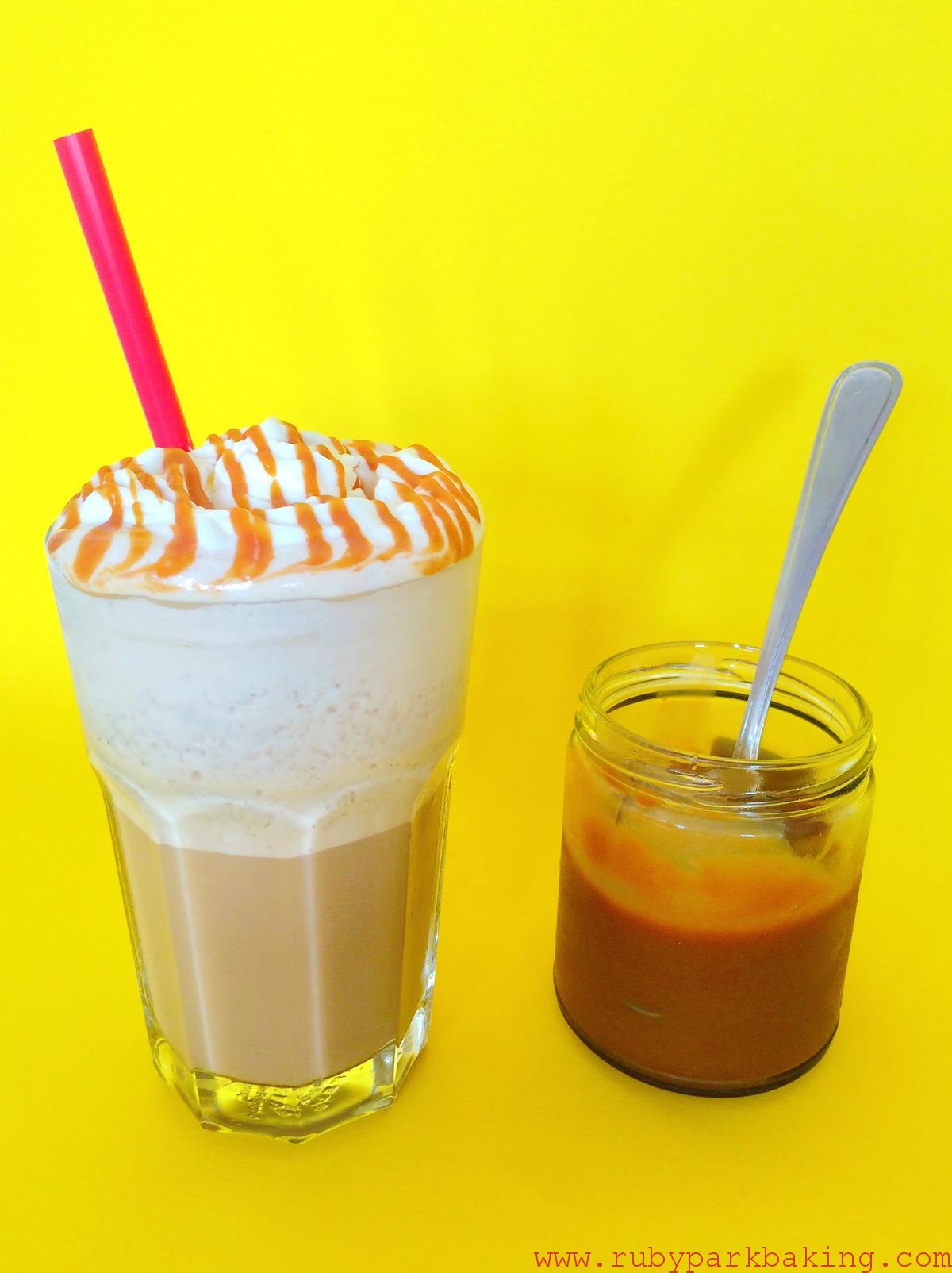 スタバのキャラメルフラペチーノ風カフェオレのレシピ 甘さ控えめでヘルシー Ruby Park スタバのキャラメルフラペチーノ風カフェオレのレシピ 甘さ控えめでヘルシー Ruby Park