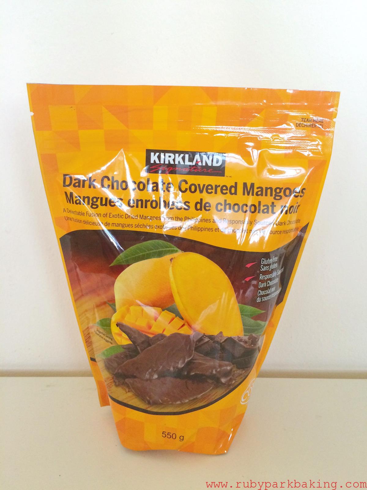 Dark chocolate covered mangoes, Costco Toronto