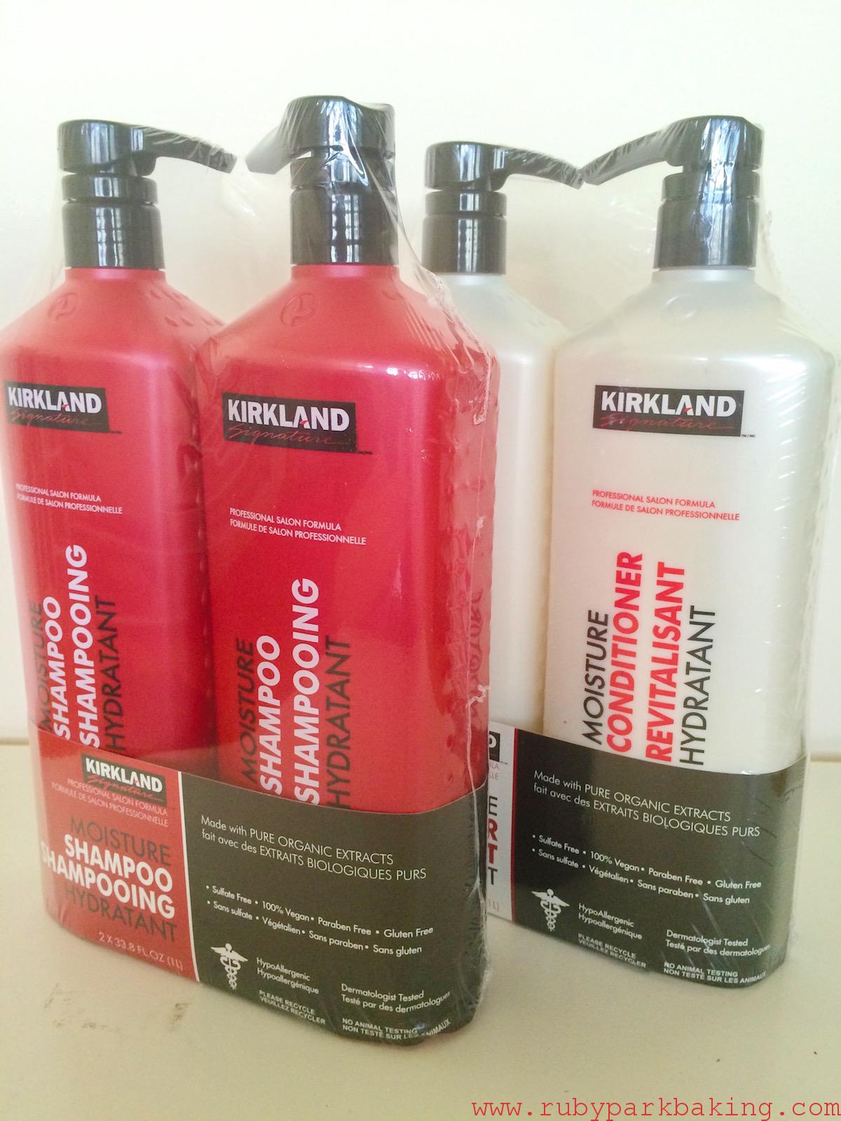 Costco, Kirkland signature shampoo and conditioner